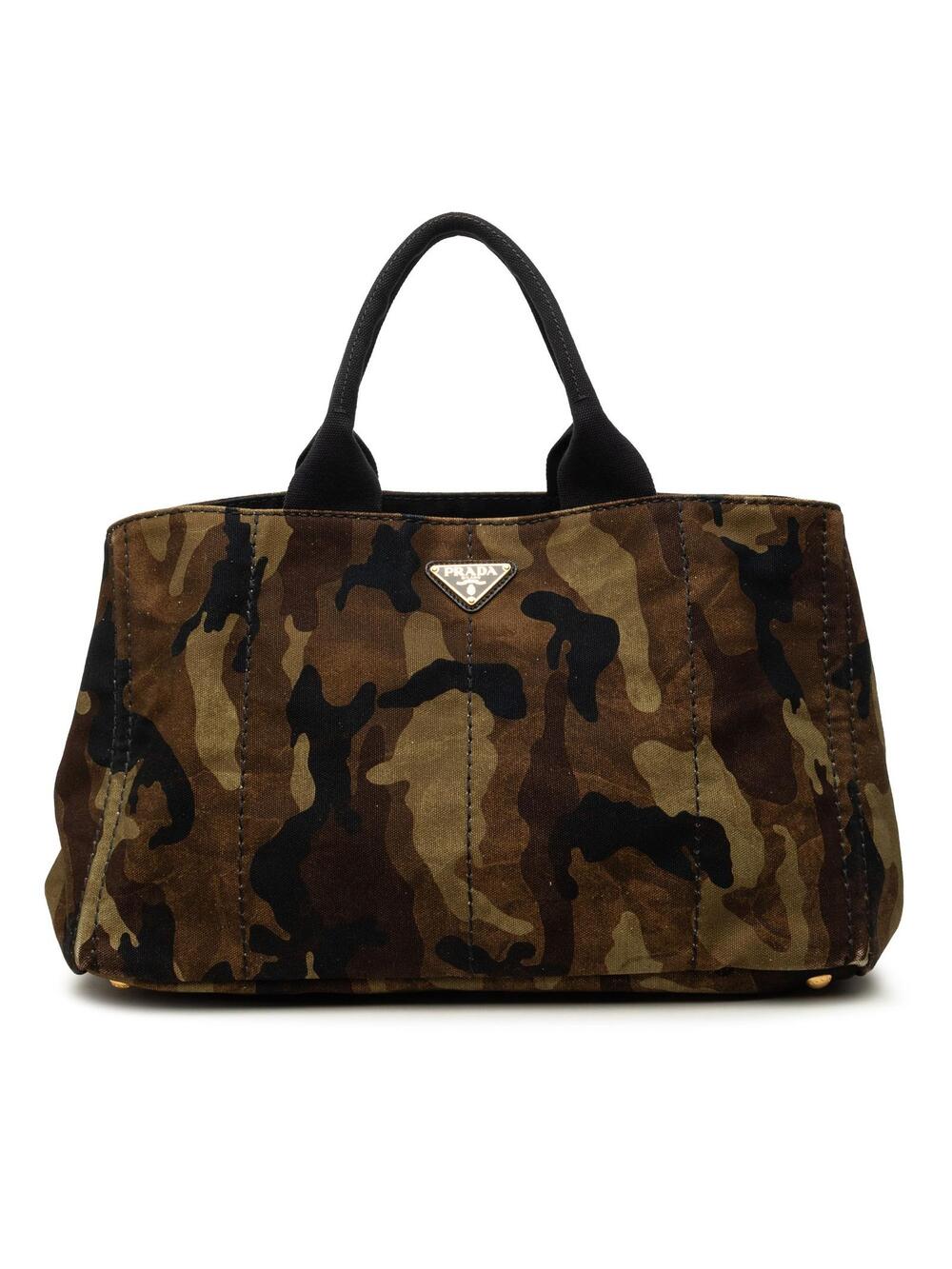 Prada Large Canvas Canapa Camouflage #340313P68B